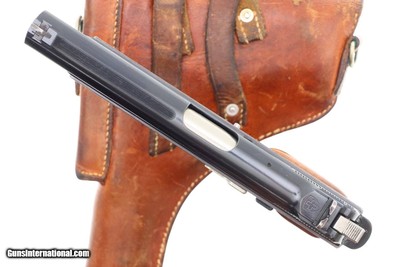 Beautiful Early Swiss Military SIG P49, High Polish, Holster, FB00073 - Image 11 of 17