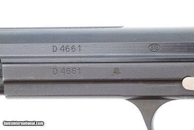 Beautiful SIG P210-4 German Border Patrol Pistol, Holster, FB00075 - Image 5 of 18