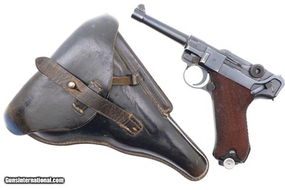 Scarce Mauser, WWII Police Luger, 1942 Dated, Holster, 4086Y, FB00312 - Image 16 of 23