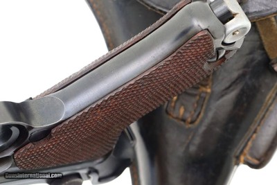 Scarce Mauser, WWII Police Luger, 1942 Dated, Holster, 4086Y, FB00312 - Image 18 of 23