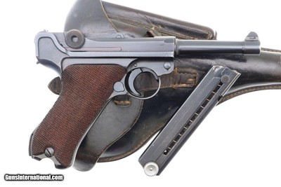 Scarce Mauser, WWII Police Luger, 1942 Dated, Holster, 4086Y, FB00312 - Image 2 of 23