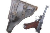 Scarce Mauser, WWII Police Luger, 1942 Dated, Holster, 4086Y, FB00312 - 12 of 23