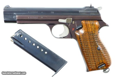 Gorgeous, unaltered, SIG, P49, Swiss Military pistol, A103953, I-1177