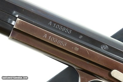 Gorgeous, unaltered, SIG, P49, Swiss Military pistol, A103953, I-1177 - Image 3 of 12