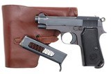 Beretta 1934, High Polish Blank Slide Pistol, Russet Holster, FB00507 - 1 of 14