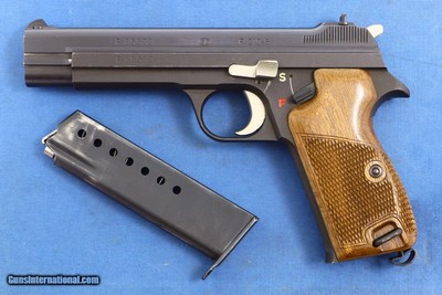 SIG P210-6, Swiss Pistol, 9mmP, Boxed with Test Target, P85533, FB01017