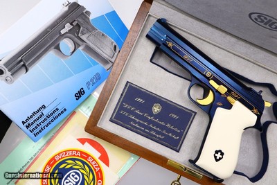 Unbelievable SIG, P210, 700 Year Commemorative, Cased, 1699, FB01025