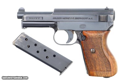 Original Mauser 1934 Pistol, Military, German Army issue WWII, FB01186