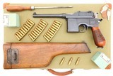 Mauser C96, Prewar Commercial, Matching Stock, 199456, FB01335