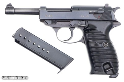 Walther P38, ac 45, Zero Series, German Miltary Pistol, 026103, FB01247