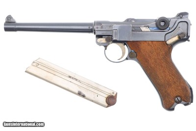Desirable DWM 1917 Navy Luger, German Military Pistol, 9124, FB01220