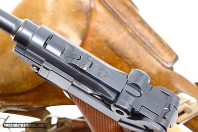 Bern, 1929 Luger Pistol, Swiss Military Red Grip, Rig, 56531, FB01042 - Image 11 of 15