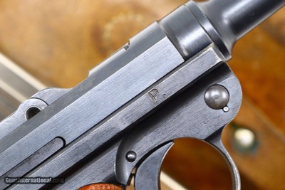 Bern, 1929 Luger Pistol, Swiss Military Red Grip, Rig, 56531, FB01042 - Image 9 of 15
