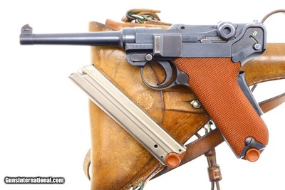 Bern, 1929 Luger Pistol, Swiss Military Red Grip, Rig, 56531, FB01042 - Image 2 of 15