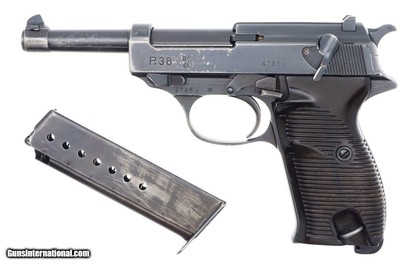 Walther P38-AC41 Pistol, WWII, Correct Magazine, 4785c, FB01241