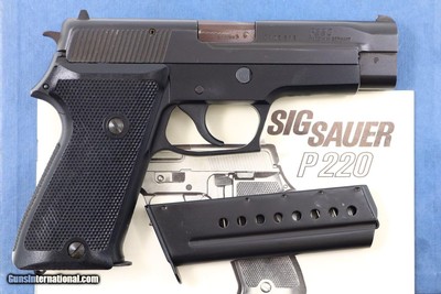 SIG Sauer, P220, Early Folded Slide,
G108815, FB01001