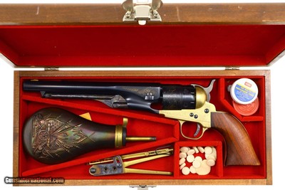 Italian Copy, Engraved and Cased Colt 1860 Army, A90948, O-113