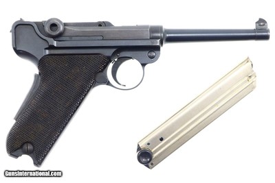 Scarce Swiss Bern, 1929 Commercial Luger, Matching, P26409, FB00037