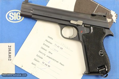 SIG, P210-6, Swiss Pistol, 9 Para, P319054, FB00895