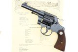 Fantastic Colt Official Police, Military Accepted, Factory Letter, FB01238 - 1 of 19