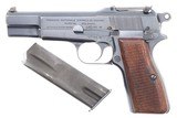 FN High Power Pistol, Pre-War, Belgian Army, 42742, FB01442 - 2 of 15