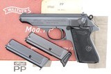 Walther PP, German Postwar Commercial .22 LR Pistol, NIB, 50754LR ...