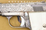 Astra Silver Engraved Cub 2002 Pistol, .22 Short, Boxed, 99034, FB01452 - 7 of 11