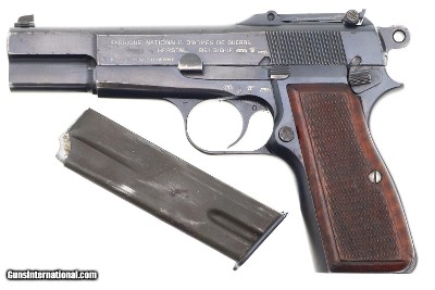 FN High Power Pistol, WWII German, WaA613, 56980, FB01443