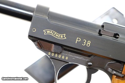 Walther P38 Steel Frame 100 Year Commemorative Pistol, 505068, A-1065 - Image 3 of 10