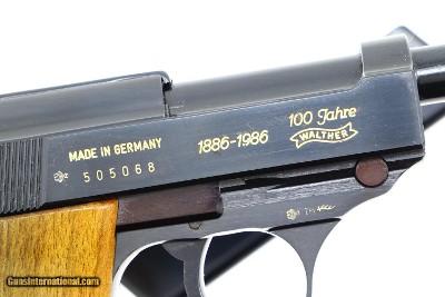 Walther P38 Steel Frame 100 Year Commemorative Pistol, 505068, A-1065 - Image 4 of 10