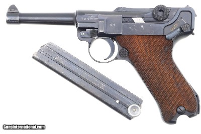 Mauser P08 Luger, Police Eagle L, 1942, 7901Y, FB01403