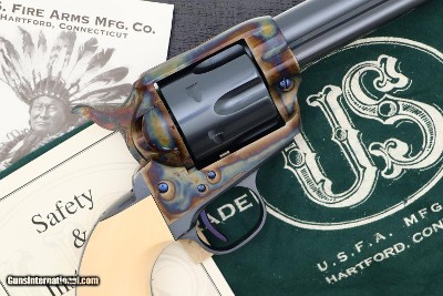 USFA SAA, Pre-war Features, Tru-Ivory Grips, Boxed, 23475, FB01600