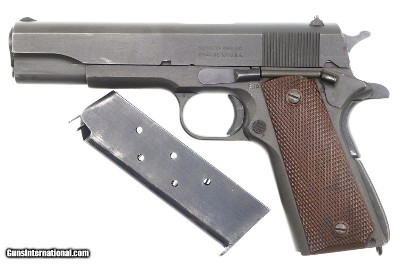Remington Rand Pistol, M1911A1, 1943, 1486472, FB01415