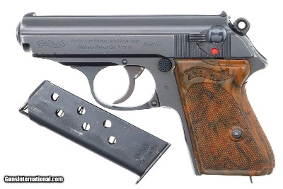 Walther PPK Pistol, 1941, German Police Eagle C, 7.65mm, 325397K, FB01475