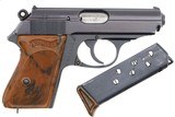 Walther PPK Pistol, Eagle/C, War Trophy (Capture Papers), 325476K, FB01474 - 3 of 11