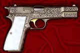 FN High Power, Engraved, Wooden Box, 245RR28964, FB01622