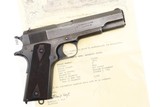 Colt 1911 Russian Contract, 1916, With Papers, C61908, FB01625