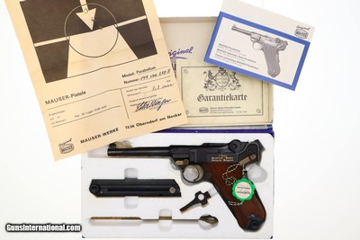 Mauser, P08 Luger, Bulgarian Commemorative, Boxed, 144von250B, FB01645