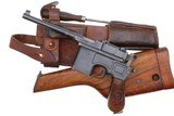 Mauser C96 Broomhandle, Red 9, Full Rig, 43078, FB01677 - 3 of 25
