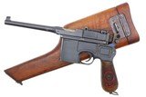 Mauser C96 Broomhandle, Red 9, Full Rig, 43078, FB01677