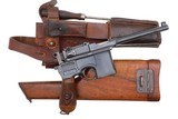 Mauser C96 Broomhandle, Red 9, Full Rig, 43078, FB01677 - 4 of 25