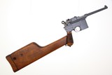 Mauser Prewar Large Ring Shallow Milled C96 Pistol, Stock, 30606, FB01676 - 11 of 25