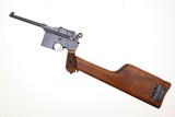 Mauser Prewar Large Ring Shallow Milled C96 Pistol, Stock, 30606, FB01676 - 10 of 25