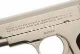 Colt 1908 Pocket Hammerless Pistol, Nickeled, .380 Colt, 92040, FB01639 - 10 of 15