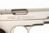 Colt 1908 Pocket Hammerless Pistol, Nickeled, .380 Colt, 92040, FB01639 - 14 of 15