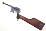 Mauser C96 Broomhandle, 1930 Commercial Pistol, Stock, 889990, FB00331 - 3 of 23
