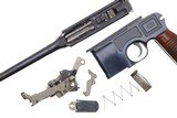 Mauser C96 Broomhandle, 1930 Commercial Pistol, Stock, 889990, FB00331 - 8 of 23