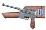 Mauser C96 Broomhandle, 1930 Commercial Pistol, Stock, 889990, FB00331 - 1 of 23