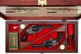 Two S&W Top Break Revolvers, .38 Perfected/Hammerless, Cased, FB01400-1401 - 15 of 16