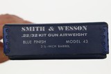 S&W Model 43 Revolver, .22 Kit Gun AirWeight, M39546, FB01542 - 18 of 18